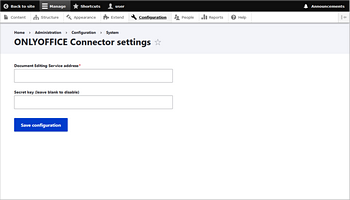 Installing the ONLYOFFICE DocSpace connector for Drupal