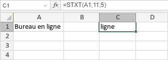 Fonction STXT
