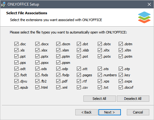 Installing Desktop Editors